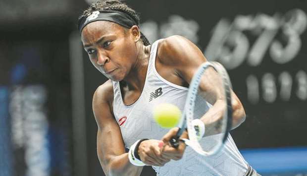 Coco Gauff advanced to the third round of the Dubai Open with a three-sets win over Marketa Vondrousova.