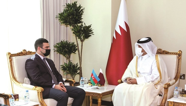 During the meeting, the officials touched on the bilateral relations between the two countries in the commercial, industrial, and investment fields, as well as ways to enhance and develop them.