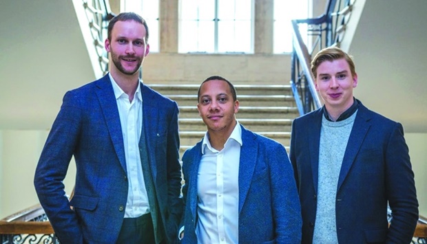 The three co-founders of OBRIZUM.