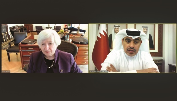 During the meeting, the Qatar-US strategic partnership was discussed, as well as plans to enhance bilateral relations.