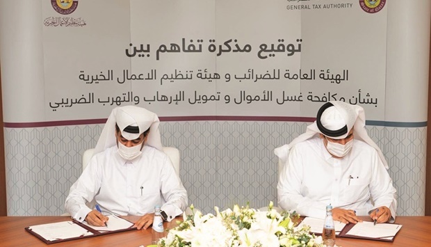 General Tax Authority and Regularity Authority for Charitable Activities (RACA) have signed a Memorandum of Understanding (MoU) on combating money laundering, terrorist financing, and tax evasion.