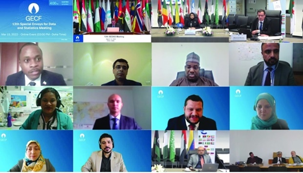 The 13th Special Envoys for Data and Statistics (SEDAS) Meeting of the Gas Exporting Countries Forum (GECF) was held on March 15 via videoconference, with representation of GECF Member Countries as well as data experts from partner organisation Opec.