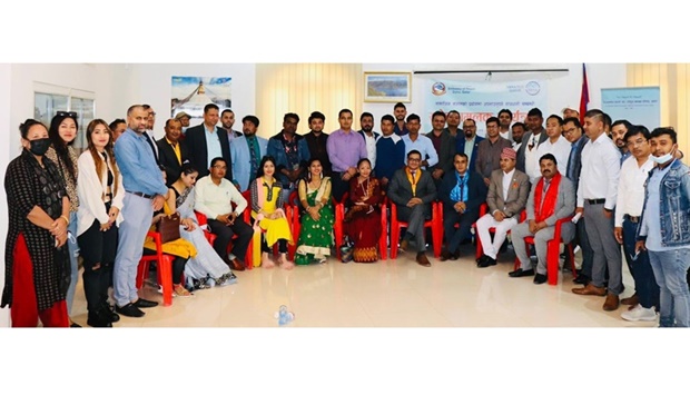 Nepal embassy Charge d'Affaires Laxman Khanal, who was the chief guest, cautioned community members to be careful when using social media sites.