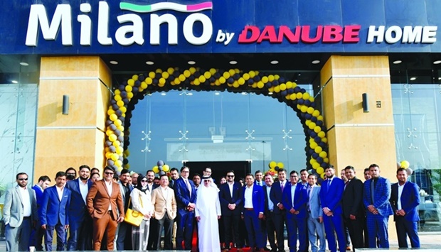 Danube Home officially opened their first showroom- Milano by Danube Home, in Qatar Wednesday. PICTURES: Feroze Ahamed.