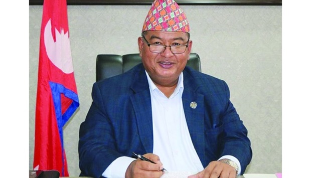 Nepalese Minister of Labour, Employment, and Social Security Krishna Kumar