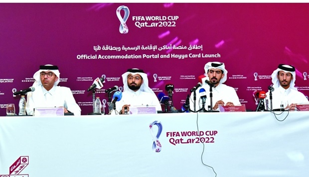 Officials at the press conference Wednesday. PICTURE: Thajudheen