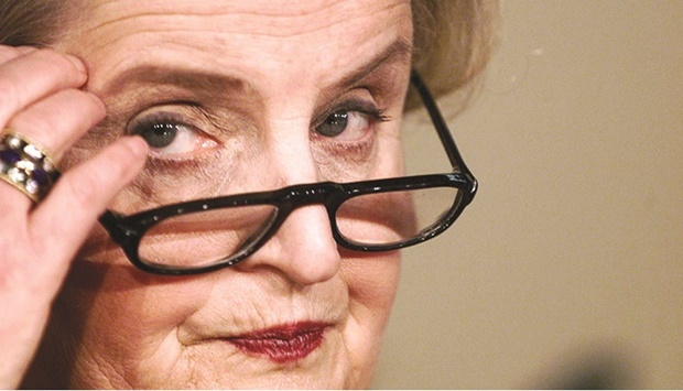 INSPIRATIONAL: Madeleine Albrightu2019s achievements u2013 including those she racked up during her remarkable 20-year post-government career as an entrepreneur, investor, author, campaigner, counsellor, and Elder u2013 should inspire us all, says the writer. (Reuters)