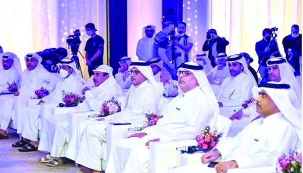 Dignitaries at the opening of Smart City Expo 2022 Wednesday. PICTURES: Noushad Thekkayil