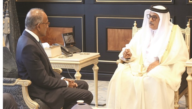 HE the Minister of Justice Masoud bin Mohamed al-Ameri met Thursday with Minister for Home Affairs and Minister for Law of Singapore Kasiviswanathan Shanmugam, who is visiting the country.
