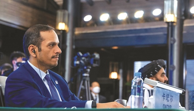 HE the Deputy Prime Minister and Minister of Foreign Affairs Sheikh Mohamed bin Abdulrahman al-Thani