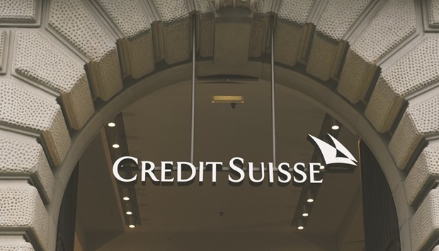 The entrance to the Credit Suisse Group headquarters in Zurich. A group of lenders including Credit Suisse, Bank of America, and Goldman Sachs are committed to provide around $15bn of financing for the leveraged buyout of Citrix Systems, a maker of remote-work software, and is expected to try to offload that exposure as soon as next month. Thatu2019s just one of the more than $37bn of pending debt deals in Europe, and $38bn of coming leveraged loans in the US, figures that both include at least some Citrix debt, according to data from Bloomberg and Deutsche Bank respectively.