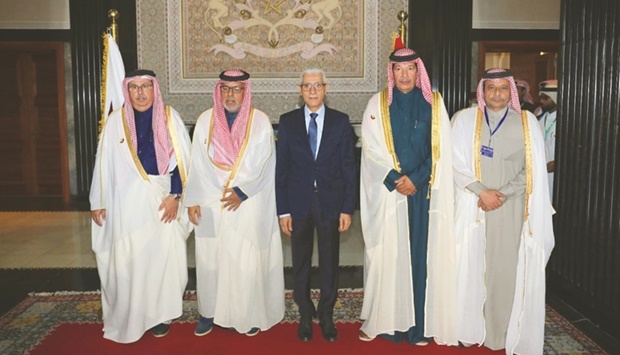 The Shura Council delegation in Rabat.