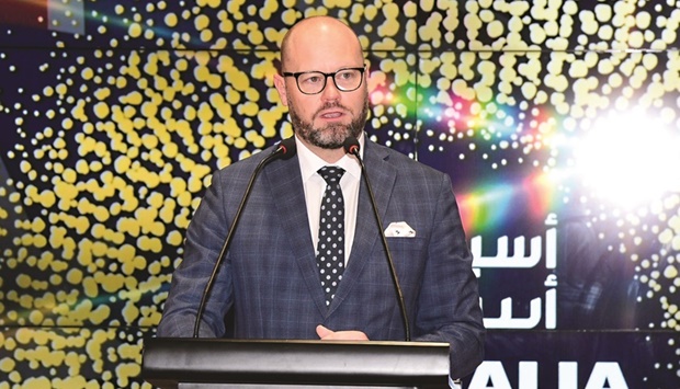 Australian ambassador Jonathan Muir at the Australian Week 2022, which concludes Wednesday (March 9). PICTURE: Shaji Kayamkulam