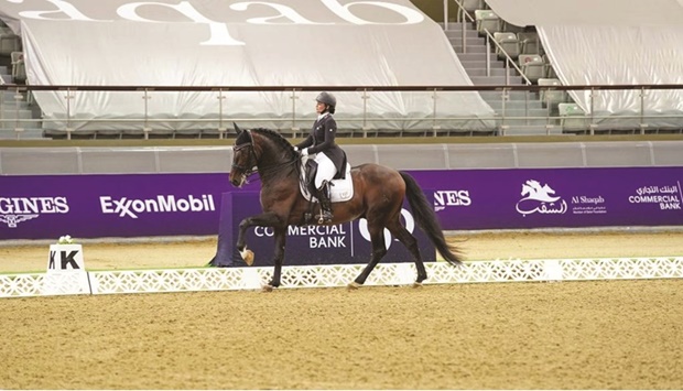 First Qatari woman dressage rider Wejdan Majed al-Malki