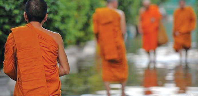 Thailand has a hotline for the public to report unruly acts by misbehaving monks.