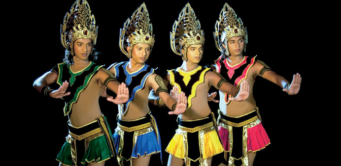 Members of the Rivega Dance Studio troupe.