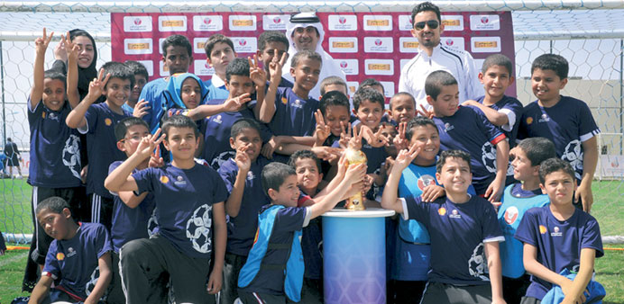 300 children from Al Khor and the Northern community are to receive an extra 4 hours of football per week due to KOORA TIME initiative.