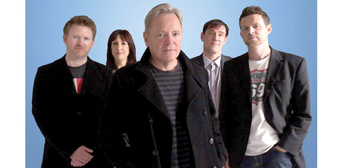 STILL IN BUSINESS: The current lineup of New Order. 