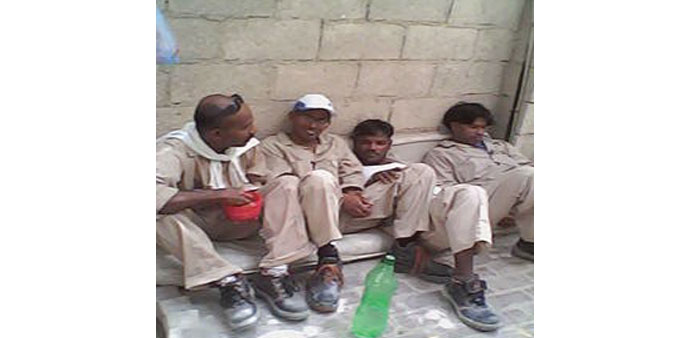 The workers have been without pay for more than three months. 