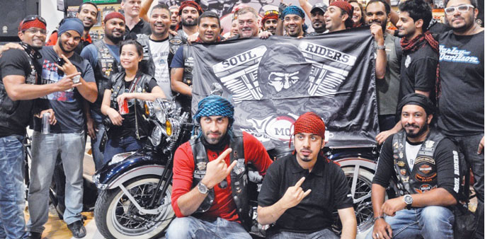 Soul Riders members at a gathering in Doha.