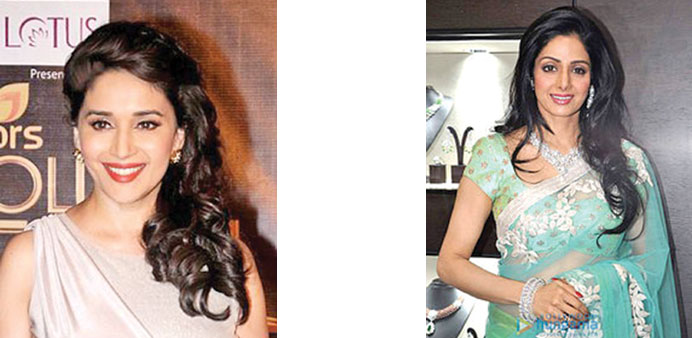  Madhuri Dikshit, Sridevi: Making a comeback.