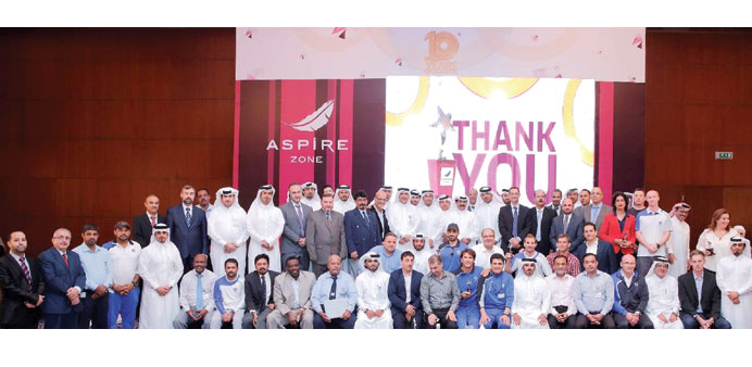  Long serving employees with AZF officials