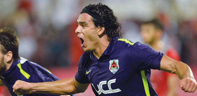 Al Rayyan striker Sebastian Soria.