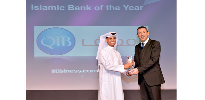 Al-Khayareen receiving the award during a ceremony held recently.
