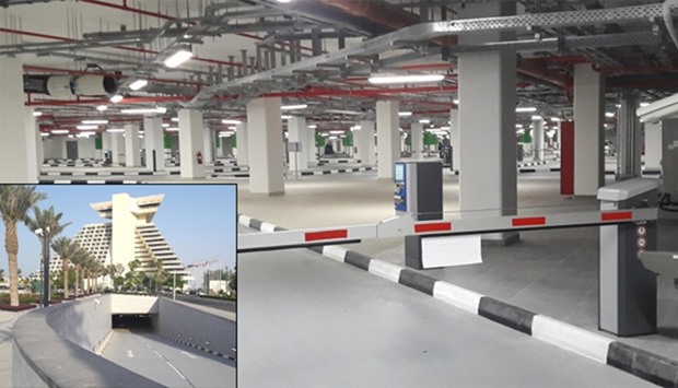 The underground car park features safety and security features such as cctvs. PICTURES: Joey Aguilar