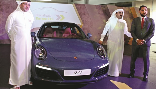  Salman Jassem al-Darwish with other officials at the launch. PICTURE: Nasar T K