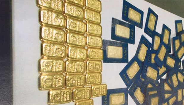 The seized gold pieces