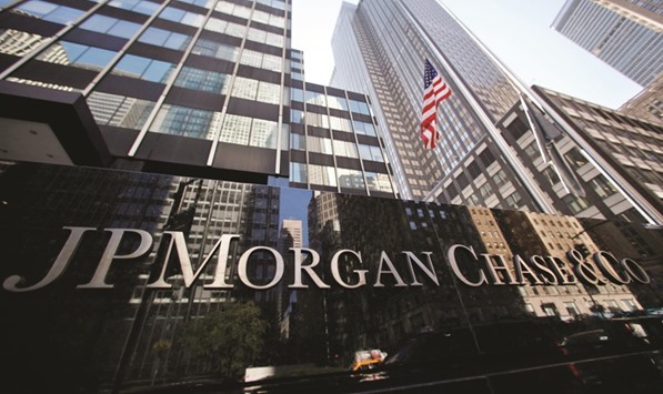 The headquarters of JP Morgan Chase & Co in New York. JP Morgan led global equity capital market fee rankings, collecting $215.4mn, down more than two-fifths on last year, followed by Morgan Stanley and BofA Merrill Lynch.