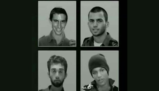 The images of the captures Israeli soildiers published by Arabic media