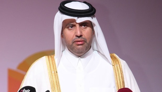 HE the Minister of Economy and Commerce Sheikh Ahmed bin Jassim bin Mohamed al-Thani. PICTURE: Nasser T K