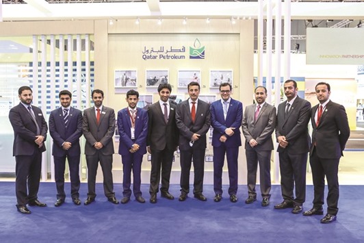 Delegation from QP and joint venture companies, RasGas and Qatargas, during the LNG 18 Conference in Perth, Australia.