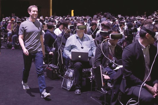 SHAPE OF THINGS TO COME: Mark Zuckerberg has unveiled a new team at Facebook dedicated to creating social experiences in virtual reality.
