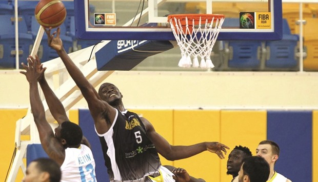 Al Gharafa posted a 63-52 win over Al Sadd to storm into final. PICTURE: Othman Iraqi