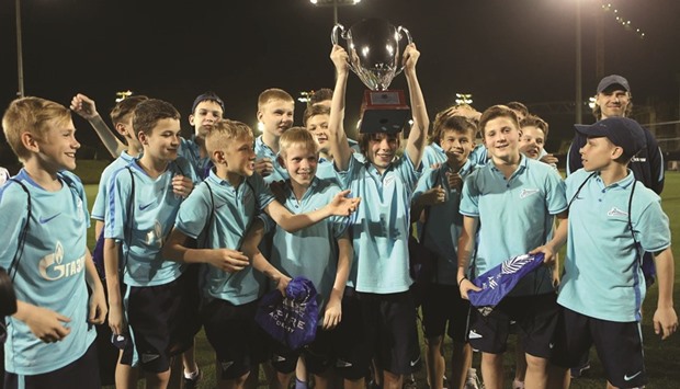 Zenit St Petersburg achieved a clean sweep of victories in the Aspire Academy tri-series tournament, winning across all age categories.