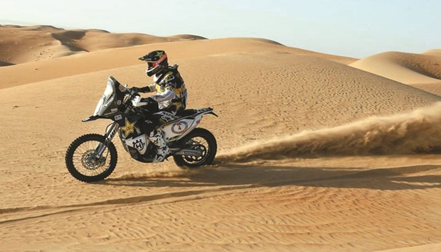 Pablo Quintanilla in action at the recent Abu Dhabi Desert Challenge.