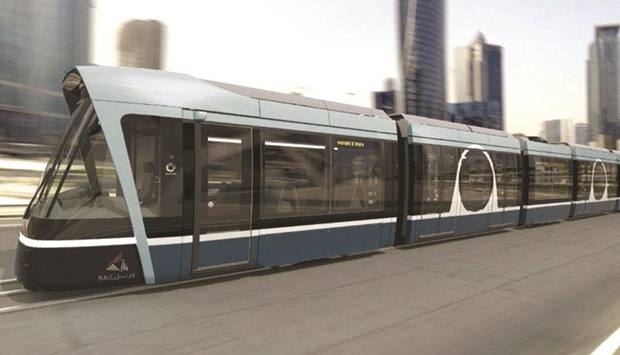 The design of u201cAl Mehmelu201d for the Lusail tram combines Qatari heritage and culture with modern technology.