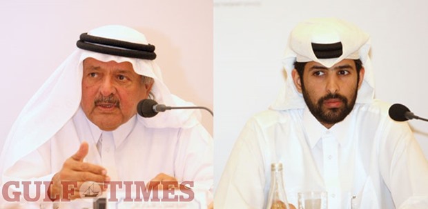 Sheikh Faisal (left) and Sheikh Mohamed: Creating more retail space. PICTURES: Nasser TK.