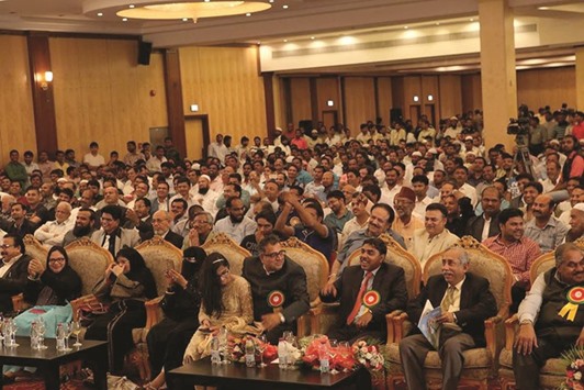 CELEBRATING POETRY: The audience at the Mushaira, organised by IABJ earlier this month.