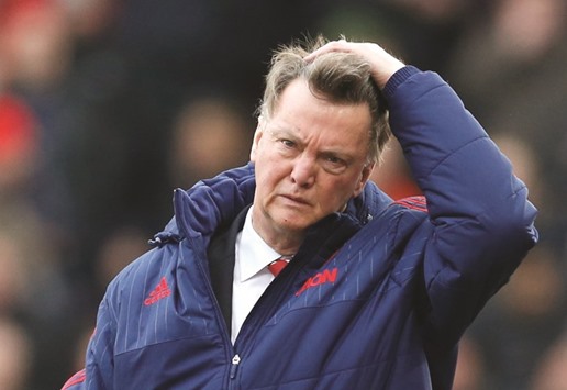 Manchester United manager Louis van Gaal.