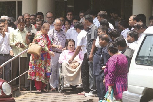 Veteran actor Dilip Kumar is discharged from Lilavati Hospital in Mumbai. The actor had been hospitalised for nearly a week due to respiratory problems.
