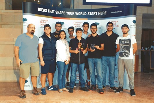 The team will represent Qatar in the 2016 Global Conference on Educational Robotics in the US.