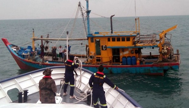 Indonesia impounds Chinese trawler