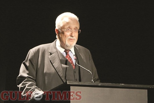 Tomislav Bo?njak, the ambassador of Croatia to Qatar, speaking to the audience.     Photo by Umer Nangiana