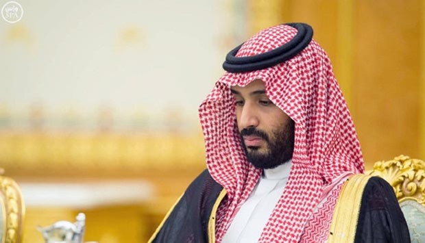 Saudi Arabia's Deputy Crown Prince Mohammed bin Salman attends a cabinet meeting that agreed to implement a broad reform plan known as Vision 2030, in Riyadh on Monday.