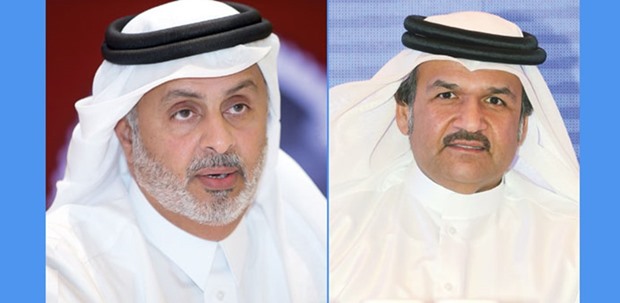 Al-Khater (left) and al-Othman: Ambitious for growth in different segments.
