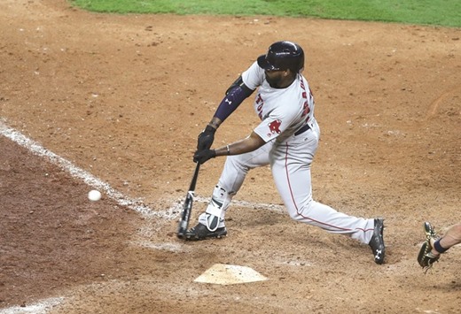 Boston Red Sox center fielder Jackie Bradley Jr.